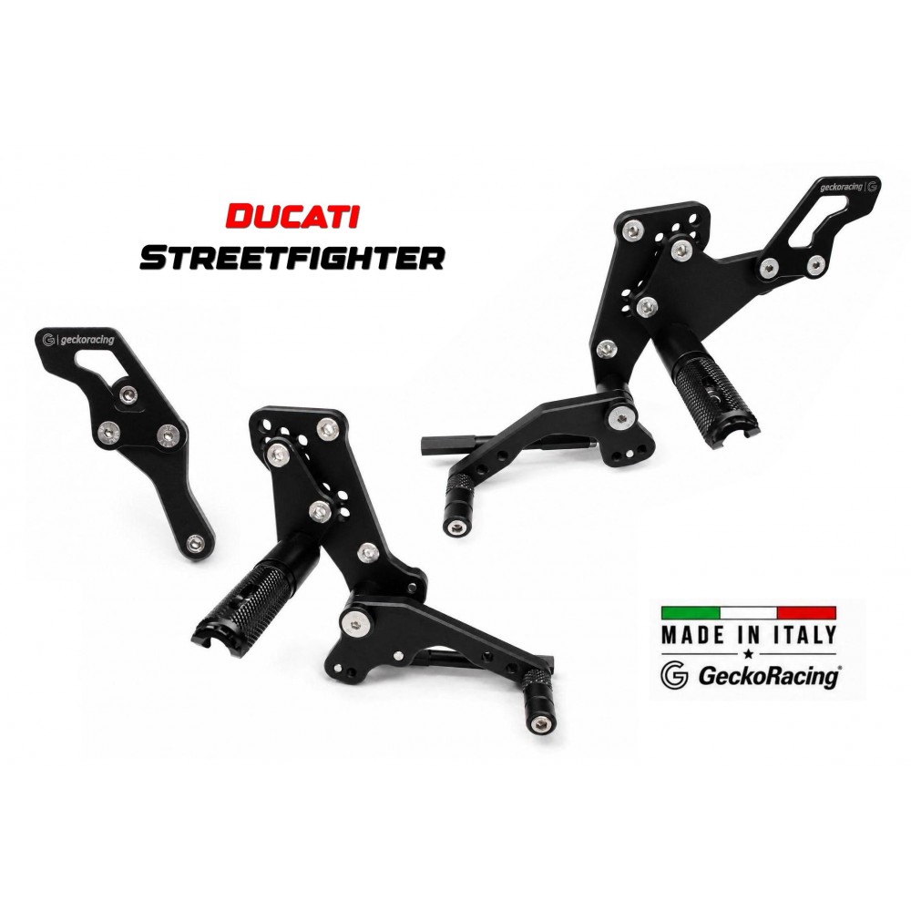 Pedane arretrate regolabili Ducati Streetfighter 848 1098 1100
