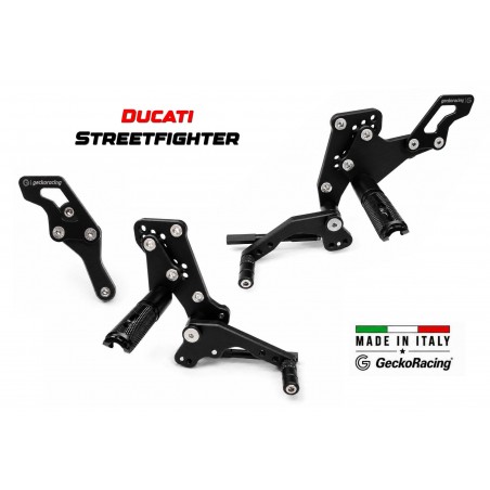 Pedane arretrate regolabili Ducati Streetfighter 848 1098 1100