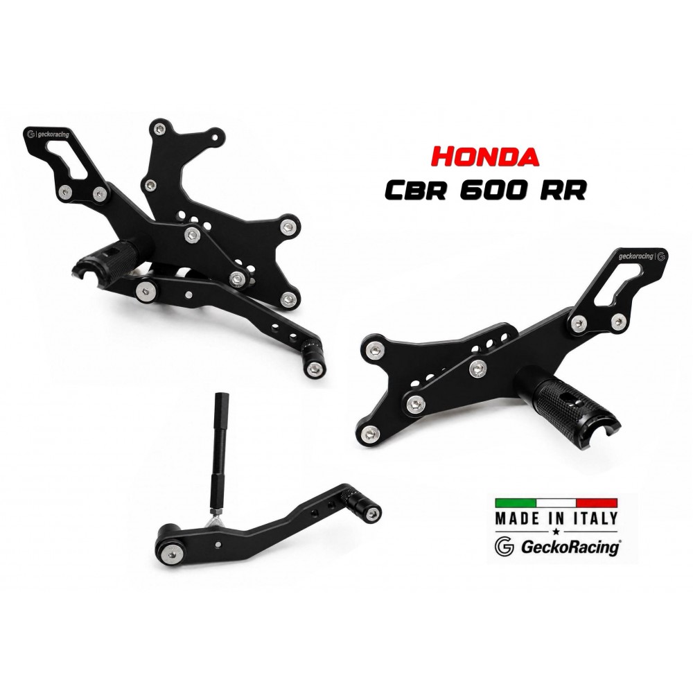 Pedane arretrate regolabili Honda CBR 600 RR