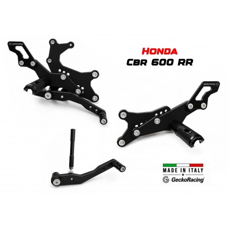 Pedane arretrate regolabili Honda CBR 600 RR