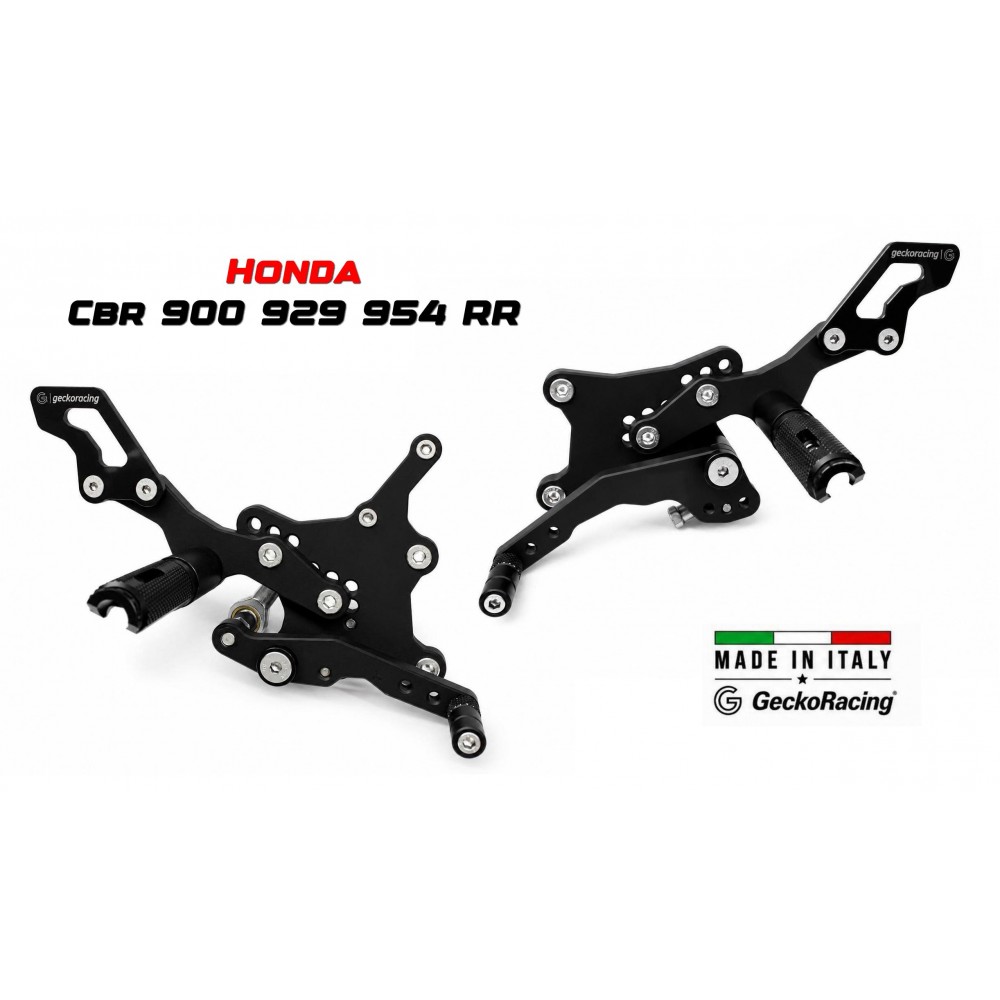 Pedane arretrate regolabili Honda CBR 900 929 954 RR