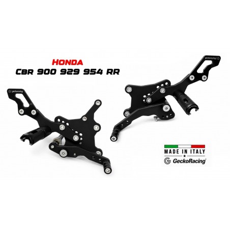 Pedane arretrate regolabili Honda CBR 900 929 954 RR