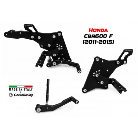 Pedane arretrate regolabili Honda Cbr600 F