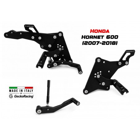 Pedane arretrate regolabili Honda Hornet