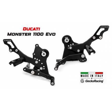 Pedane arretrate regolabili Ducati Monster 1100 evo