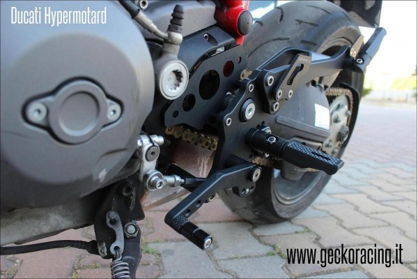 Footboard Rearsets Ducati Hypermotard 620 796 1000 1100