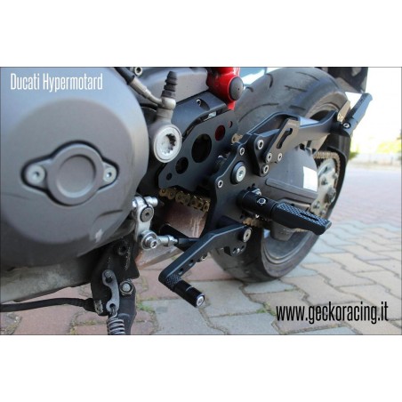 Footboard Rearsets Ducati Hypermotard 620 796 1000 1100