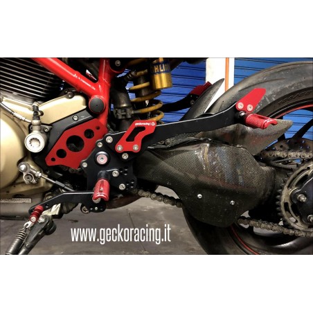 Footrest Rearsets Ducati Hypermotard 620 796 1000 1100