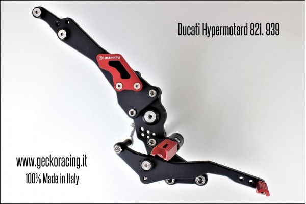 Rearsets Adjustable Ducati Hypermotard 821, 939 Brake