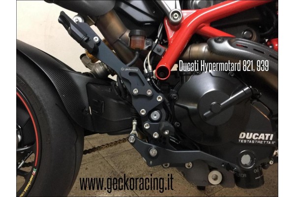 Pedane personalizzate Ducati Hypermotard 821
