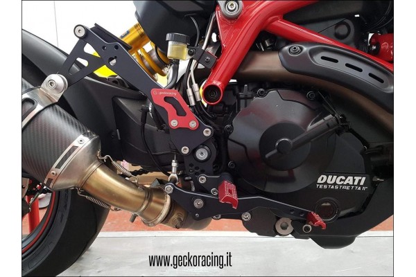 Pedane regolabili ricambi Ducati Hypermotard 821, 939