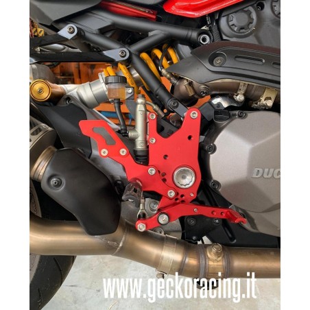 Pedane arretrate accessori Ducati Monster 821, 1200