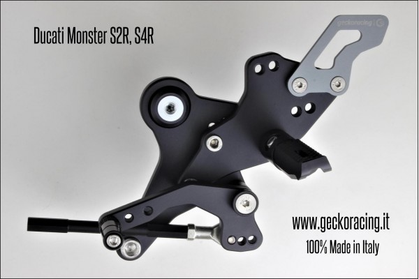 Rearsets Adjustable Ducati Monster S2R, S4R Gear