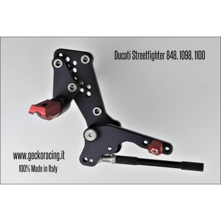 Rearsets Adjustable Ducati Streetfighter 848 1098 1100 Brake