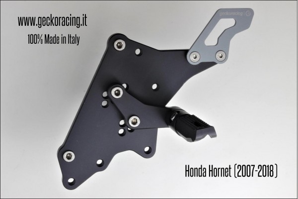 Pedane arretrate regolabili Honda Hornet Cambio