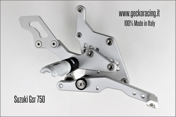 Pedane arretrate regolabili Suzuki Gsr 750 Freno Pedane arretrate regolabili Suzuki Gsr 750 Freno