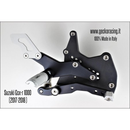 Pedane arretrate regolabili Suzuki Gsx-R 1000 R Freno