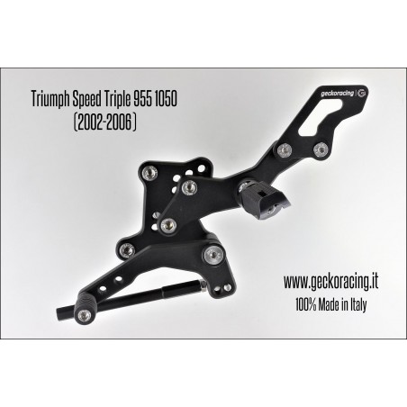 Rearsets Adjustable Triumph Speed Triple 955 1050 Gear