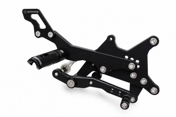 Pedane arretrate regolabili per Aprilia Rs 125