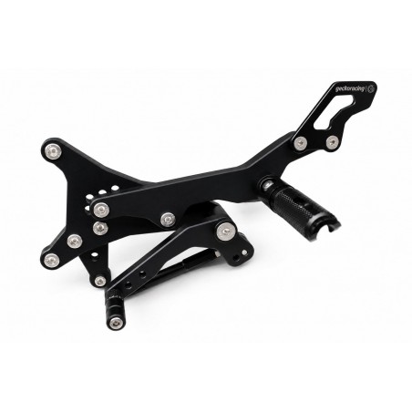 Pedane arretrate regolabili per Aprilia Rs 125