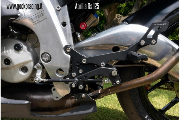 Pedane arretrate regolabili per Aprilia Rs 125