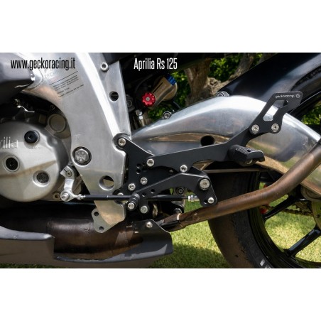 Pedane arretrate regolabili per Aprilia Rs 125