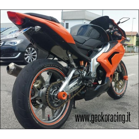 Pedane arretrate regolabili per Aprilia Rs 125