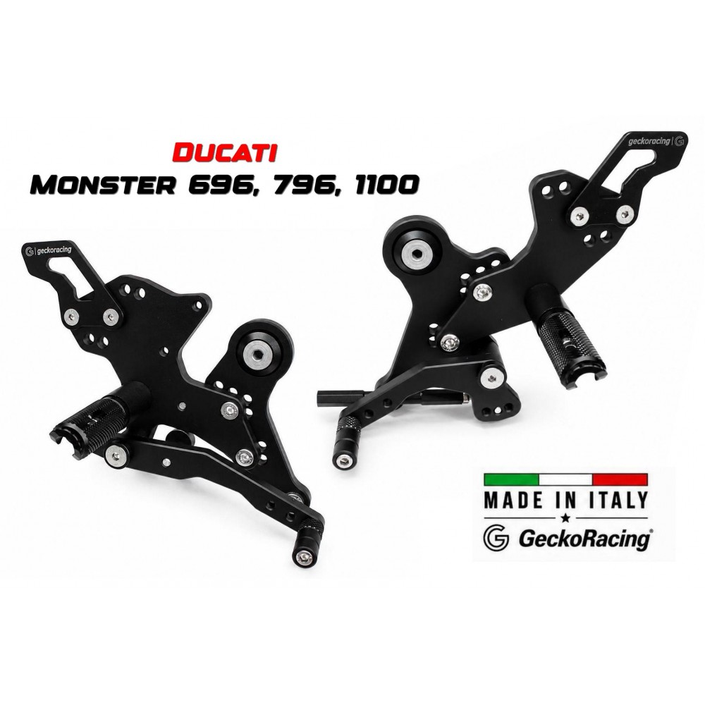 Pedane arretrate regolabili Ducati Monster 696 795 796 1100