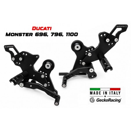 Pedane arretrate regolabili Ducati Monster 696 795 796 1100