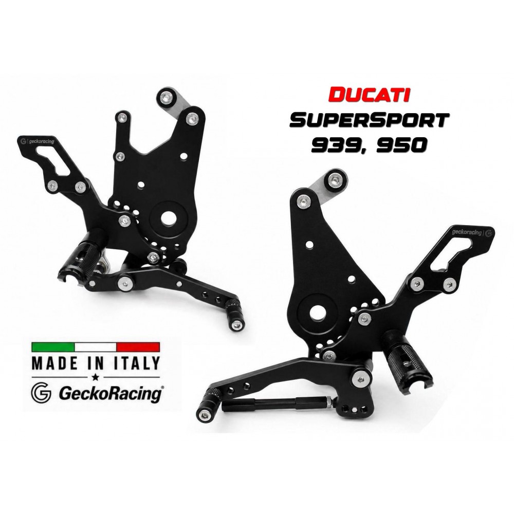 Pedane arretrate regolabili Ducati SuperSport 939, 950
