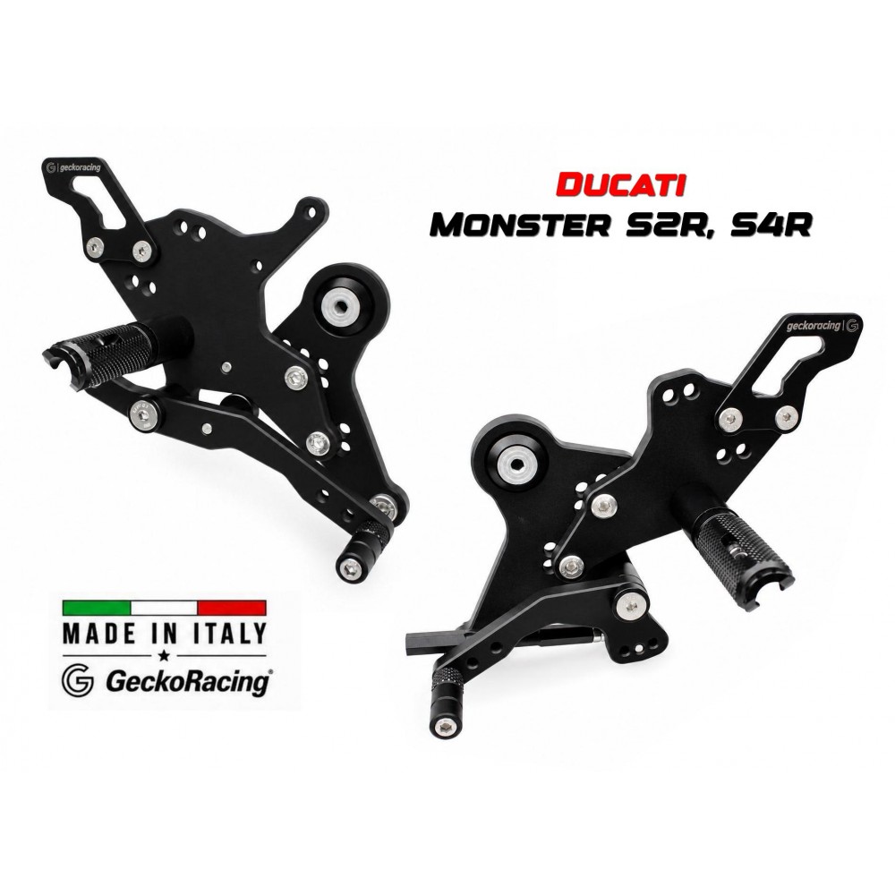 Pedane arretrate regolabili Ducati Monster S2R, S4R